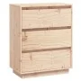 Aparador de madera maciza de pino 60x34x75 cm de vidaXL, Aparadores - Ref: Foro24-813360, Precio: 84,06 €, Descuento: %