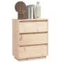 Aparador de madera maciza de pino 60x34x75 cm de vidaXL, Aparadores - Ref: Foro24-813360, Precio: 84,06 €, Descuento: %