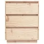 Aparador de madera maciza de pino 60x34x75 cm de vidaXL, Aparadores - Ref: Foro24-813360, Precio: 84,06 €, Descuento: %
