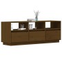 Mueble de TV madera maciza de pino marrón miel 140x37x50 cm de vidaXL, Muebles TV - Ref: Foro24-813433, Precio: 135,96 €, Des...