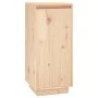 Armario zapatero de madera maciza de pino 35x35x80 cm de vidaXL, Zapateros y organizadores de calzado - Ref: Foro24-813535, P...