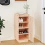 Armario zapatero de madera maciza de pino 35x35x80 cm de vidaXL, Zapateros y organizadores de calzado - Ref: Foro24-813535, P...