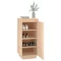 Armario zapatero de madera maciza de pino 35x35x80 cm de vidaXL, Zapateros y organizadores de calzado - Ref: Foro24-813535, P...