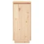 Armario zapatero de madera maciza de pino 35x35x80 cm de vidaXL, Zapateros y organizadores de calzado - Ref: Foro24-813535, P...