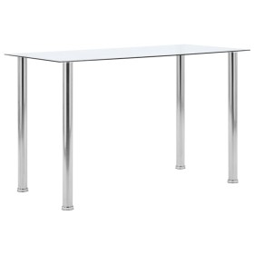 Mesa de comedor vidrio templado transparente 120x60x75 cm en Mesas de comedor | Comprar online en Foru.es