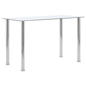 Mesa de comedor vidrio templado transparente 120x60x75 cm en Mesas de comedor | Comprar online en Foru.es