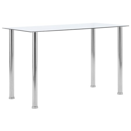 Mesa de comedor vidrio templado transparente 120x60x75 cm en Mesas de comedor | Comprar online en Foru.es