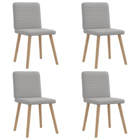 Sillas de comedor 4 uds tela gris nube en Sillas de comedor | Comprar online en Foru.es