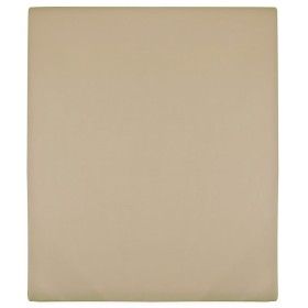 Sábanas bajeras jersey 2 uds algodón gris taupe 160x200 cm de vidaXL, Sábanas - Ref: Foro24-136227, Precio: 34,52 €, Descuent...