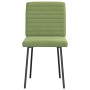 Sillas de comedor 4 unidades terciopelo verde claro en Sillas de comedor | Comprar online en Foru.es