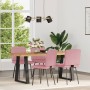 Sillas de comedor 4 unidades terciopelo rosa en Sillas de comedor | Comprar online en Foru.es