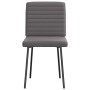 Sillas de comedor 4 unidades cuero sintético gris en Sillas de comedor | Comprar online en Foru.es