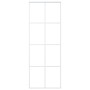 Puerta corredera ESG vidrio y aluminio blanca 76x205 cm de vidaXL, Puertas para el hogar - Ref: Foro24-151668, Precio: 178,25...