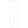 Schiebetür aus ESG-Glas und weißem Aluminium, 76 x 205 cm von vidaXL, Türen für zu Hause - Ref: Foro24-151668, Preis: 168,07 ...
