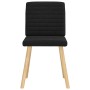 Sillas de comedor 4 unidades tela negras en Sillas de comedor | Comprar online en Foru.es
