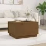 Mesa de centro madera maciza de pino marrón miel 60x50x35 cm de vidaXL, Mesas de centro - Ref: Foro24-813418, Precio: 62,79 €...