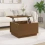 Mesa de centro madera maciza de pino marrón miel 60x50x35 cm de vidaXL, Mesas de centro - Ref: Foro24-813418, Precio: 62,79 €...