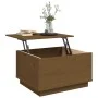Mesa de centro madera maciza de pino marrón miel 60x50x35 cm de vidaXL, Mesas de centro - Ref: Foro24-813418, Precio: 62,79 €...