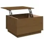 Mesa de centro madera maciza de pino marrón miel 60x50x35 cm de vidaXL, Mesas de centro - Ref: Foro24-813418, Precio: 62,79 €...