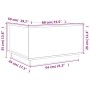 Mesa de centro madera maciza de pino marrón miel 60x50x35 cm de vidaXL, Mesas de centro - Ref: Foro24-813418, Precio: 63,38 €...