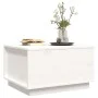 Mesa de centro de madera maciza de pino blanco 60x50x35 cm de vidaXL, Mesas de centro - Ref: Foro24-813416, Precio: 85,01 €, ...