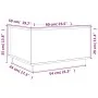 Mesa de centro de madera maciza de pino blanco 60x50x35 cm de vidaXL, Mesas de centro - Ref: Foro24-813416, Precio: 85,01 €, ...