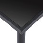 Mesa de comedor de vidrio templado negro 160x80x75 cm en Mesas de comedor | Comprar online en Foru.es