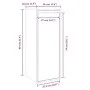 Armario de pared 2 uds madera maciza de pino 30x30x80 cm de vidaXL, Estantes y estanterías - Ref: Foro24-813496, Precio: 93,3...