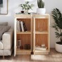 Aparador 2 uds madera maciza de pino 31,5x34x75 cm de vidaXL, Aparadores - Ref: Foro24-813351, Precio: 91,04 €, Descuento: %