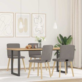 Sillas de comedor 4 unidades tela taupe en Sillas de comedor | Comprar online en Foru.es