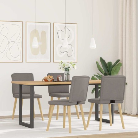 Sillas de comedor 4 unidades tela taupe en Sillas de comedor | Comprar online en Foru.es