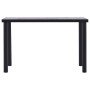 Mesa de comedor de MDF negro y gris hormigón 120x60x75 cm en Mesas de comedor | Comprar online en Foru.es