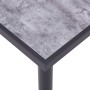 Mesa de comedor de MDF negro y gris hormigón 120x60x75 cm en Mesas de comedor | Comprar online en Foru.es