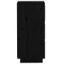 Aparador 2 uds madera maciza de pino negro 32x34x75 cm de vidaXL, Aparadores - Ref: Foro24-813374, Precio: 94,33 €, Descuento: %