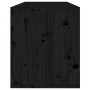 Armario de pared de madera maciza de pino negro 80x30x35 cm de vidaXL, Estantes y estanterías - Ref: Foro24-813463, Precio: 6...