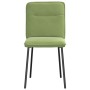 Sillas de comedor 4 unidades terciopelo verde claro en Sillas de comedor | Comprar online en Foru.es