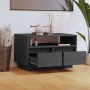 Mueble de TV de madera maciza de pino gris 60x35x37 cm de vidaXL, Muebles TV - Ref: Foro24-813427, Precio: 51,75 €, Descuento: %