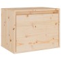 Armario de pared de madera maciza de pino 45x30x35 cm de vidaXL, Estantes y estanterías - Ref: Foro24-813435, Precio: 49,44 €...