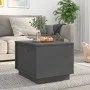 Mesa de centro de madera maciza de pino gris 40x50x35 cm de vidaXL, Mesas de centro - Ref: Foro24-813412, Precio: 69,59 €, De...