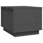 Mesa de centro de madera maciza de pino gris 40x50x35 cm de vidaXL, Mesas de centro - Ref: Foro24-813412, Precio: 69,59 €, De...