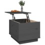 Mesa de centro de madera maciza de pino gris 40x50x35 cm de vidaXL, Mesas de centro - Ref: Foro24-813412, Precio: 70,51 €, De...