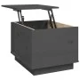 Mesa de centro de madera maciza de pino gris 40x50x35 cm de vidaXL, Mesas de centro - Ref: Foro24-813412, Precio: 69,59 €, De...
