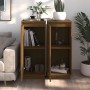 Aparador 2 uds madera maciza de pino marrón miel 31,5x34x75 cm de vidaXL, Aparadores - Ref: Foro24-813357, Precio: 61,52 €, D...