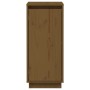 Aparador 2 uds madera maciza de pino marrón miel 31,5x34x75 cm de vidaXL, Aparadores - Ref: Foro24-813357, Precio: 61,52 €, D...