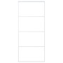 Puerta corredera ESG vidrio y aluminio blanca 90x205 cm de vidaXL, Puertas para el hogar - Ref: Foro24-151660, Precio: 162,89...
