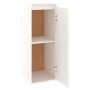 Armario de pared de madera maciza de pino blanco 30x30x80 cm de vidaXL, Estantes y estanterías - Ref: Foro24-813497, Precio: ...