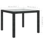 Juego de comedor de jardín 3 pzas con cojines ratán PE negro de vidaXL, Conjuntos de jardín - Ref: Foro24-3094865, Precio: 28...