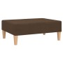 Reposapiés de tela marrón 78x56x32 cm de vidaXL, Otomanas - Ref: Foro24-337678, Precio: 60,28 €, Descuento: %