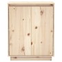 Aparador de madera maciza de pino 60x34x75 cm de vidaXL, Aparadores - Ref: Foro24-813345, Precio: 92,02 €, Descuento: %