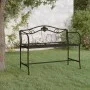 Banco de jardín de dos plazas 104 cm acero negro de vidaXL, Bancos de jardín - Ref: Foro24-318831, Precio: 130,22 €, Descuent...